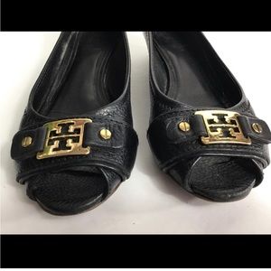 7 M Opentoe black Tory Burch Ballet flats